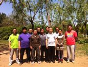 2013年5月11，与美国来的陈师兄合影